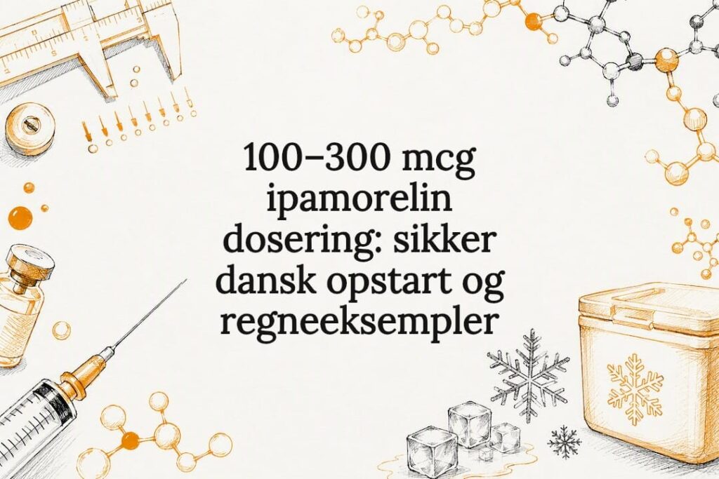 Titelgrafik om sikker dosering af ipamorelin